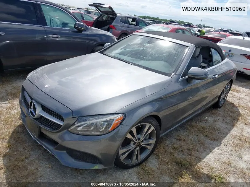 2017 Mercedes-Benz C 300 4Matic VIN: WDDWK4KB0HF510969 Lot: 40478973