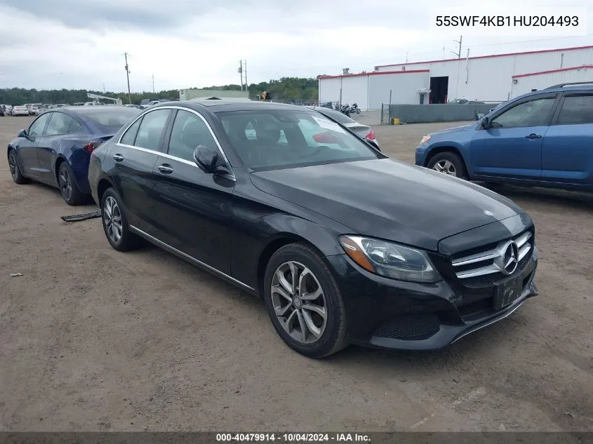 2017 Mercedes-Benz C 300 4Matic/Luxury 4Matic/Sport 4Matic VIN: 55SWF4KB1HU204493 Lot: 40479914