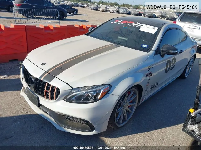 2017 Mercedes-Benz Amg C 63 S VIN: WDDWJ8HB3HF545409 Lot: 40480598