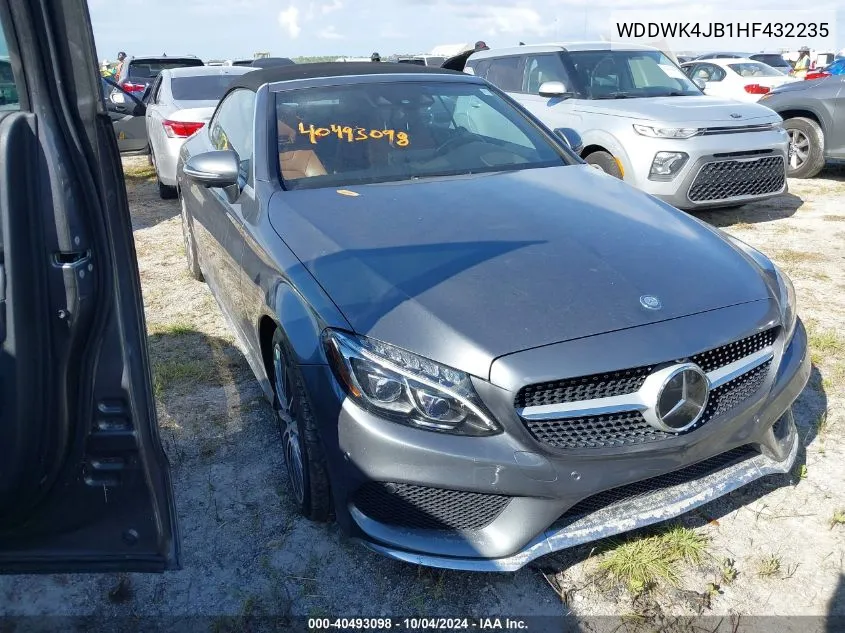 2017 Mercedes-Benz C 300 VIN: WDDWK4JB1HF432235 Lot: 40493098