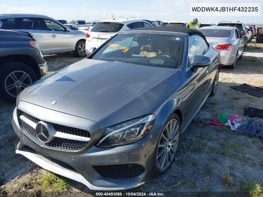 2017 Mercedes-Benz C 300 VIN: WDDWK4JB1HF432235 Lot: 40493098