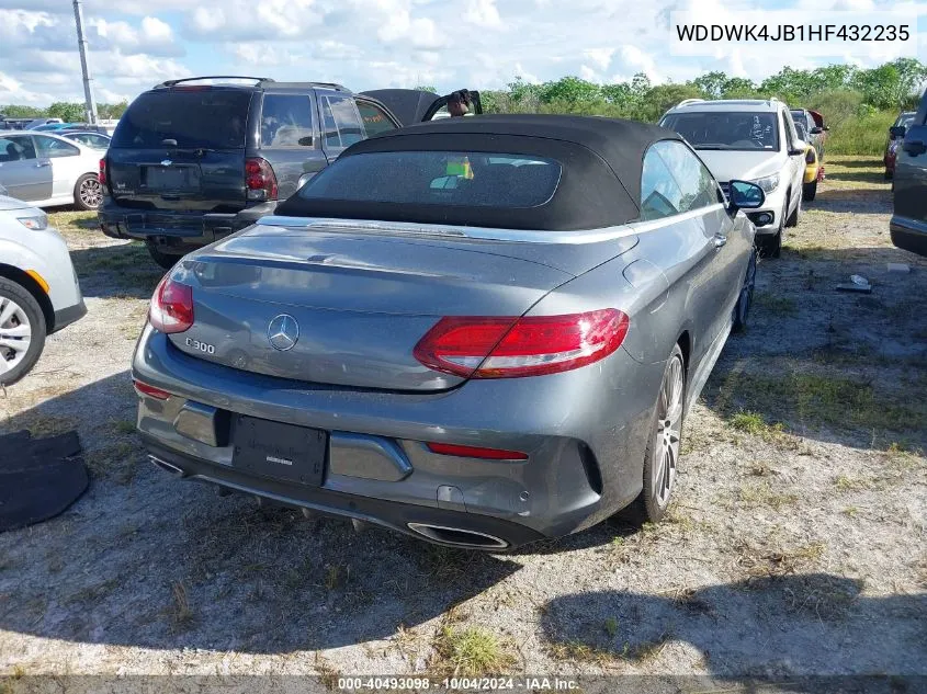 2017 Mercedes-Benz C 300 VIN: WDDWK4JB1HF432235 Lot: 40493098