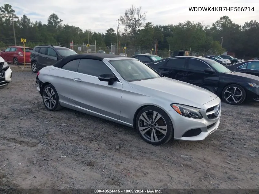 2017 Mercedes-Benz C 300 4Matic VIN: WDDWK4KB7HF566214 Lot: 40524415