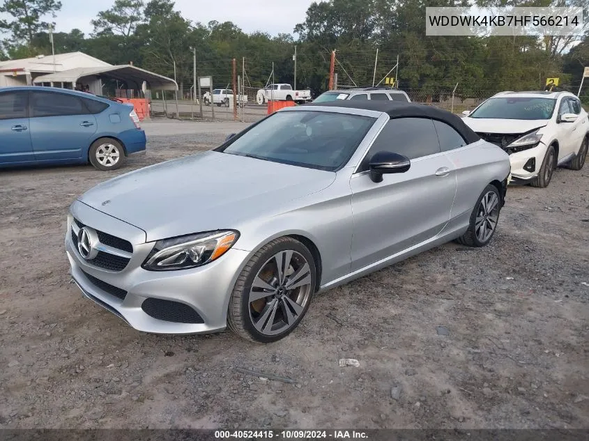 2017 Mercedes-Benz C 300 4Matic VIN: WDDWK4KB7HF566214 Lot: 40524415