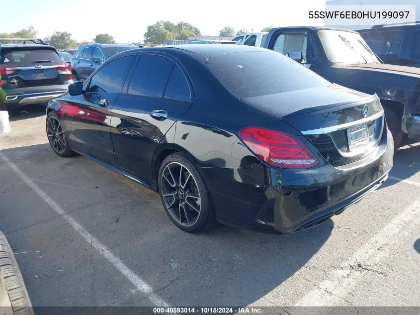 2017 Mercedes-Benz Amg C 43 4Matic VIN: 55SWF6EB0HU199097 Lot: 40593014