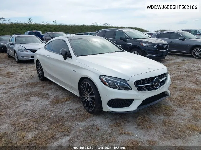 2017 Mercedes-Benz Amg C 43 4Matic VIN: WDDWJ6EB5HF562186 Lot: 40594352