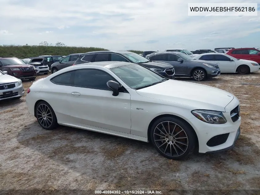 2017 Mercedes-Benz Amg C 43 4Matic VIN: WDDWJ6EB5HF562186 Lot: 40594352