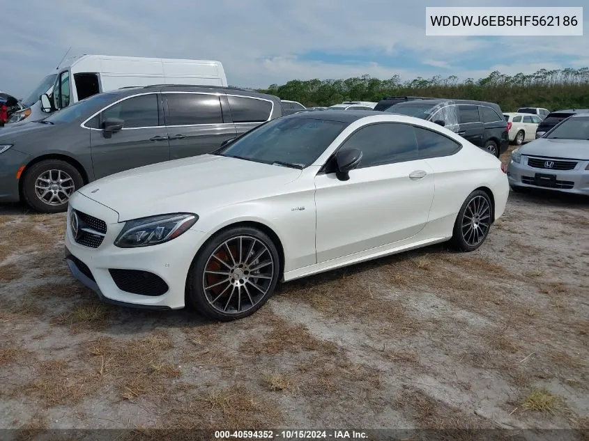 2017 Mercedes-Benz Amg C 43 4Matic VIN: WDDWJ6EB5HF562186 Lot: 40594352