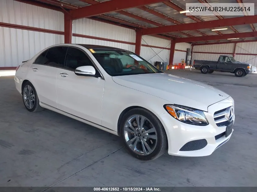 2017 Mercedes-Benz C 300 Luxury/Sport VIN: 55SWF4JB2HU225614 Lot: 40612652