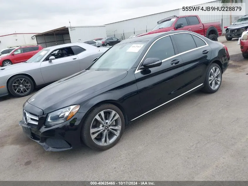 2017 Mercedes-Benz C 300 300 VIN: 55SWF4JB9HU228879 Lot: 40625465