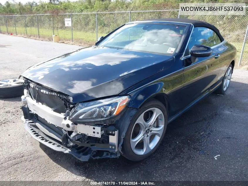 WDDWK4JB6HF537093 2017 Mercedes-Benz C 300