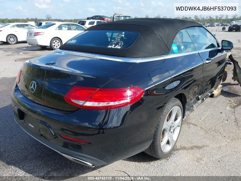 WDDWK4JB6HF537093 2017 Mercedes-Benz C 300