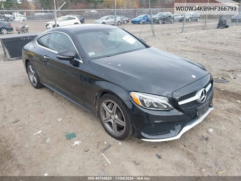 2017 Mercedes-Benz C 300 4Matic VIN: WDDWJ4KB9HF366793 Lot: 40754820