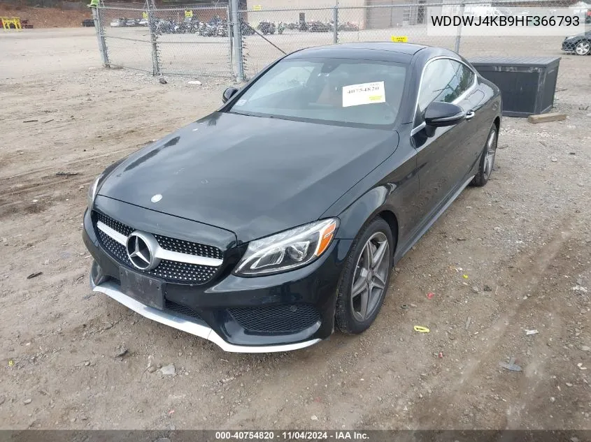 2017 Mercedes-Benz C 300 4Matic VIN: WDDWJ4KB9HF366793 Lot: 40754820