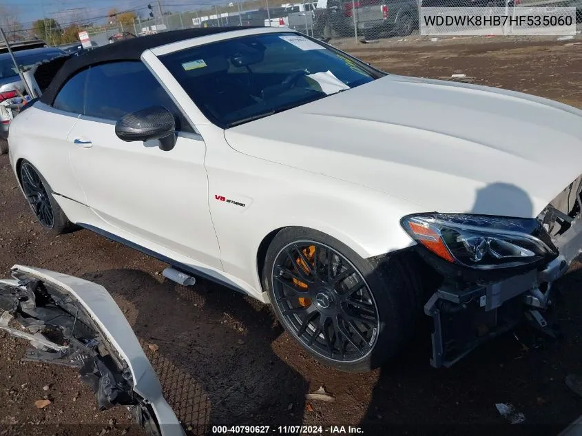 2017 Mercedes-Benz Amg C 63 S VIN: WDDWK8HB7HF535060 Lot: 40790627