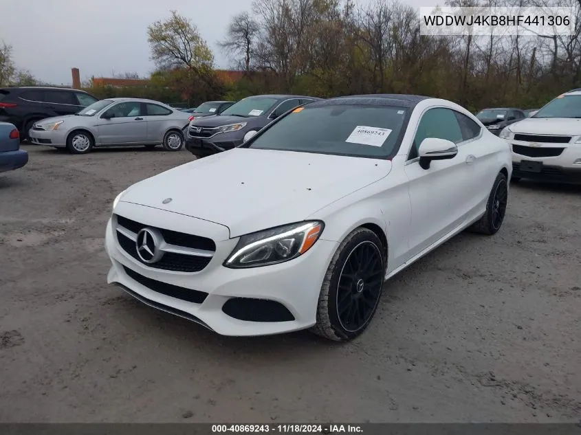 2017 Mercedes-Benz C 300 4Matic VIN: WDDWJ4KB8HF441306 Lot: 40869243