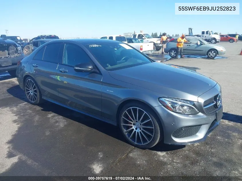 2018 Mercedes-Benz Amg C 43 4Matic VIN: 55SWF6EB9JU252823 Lot: 39757619