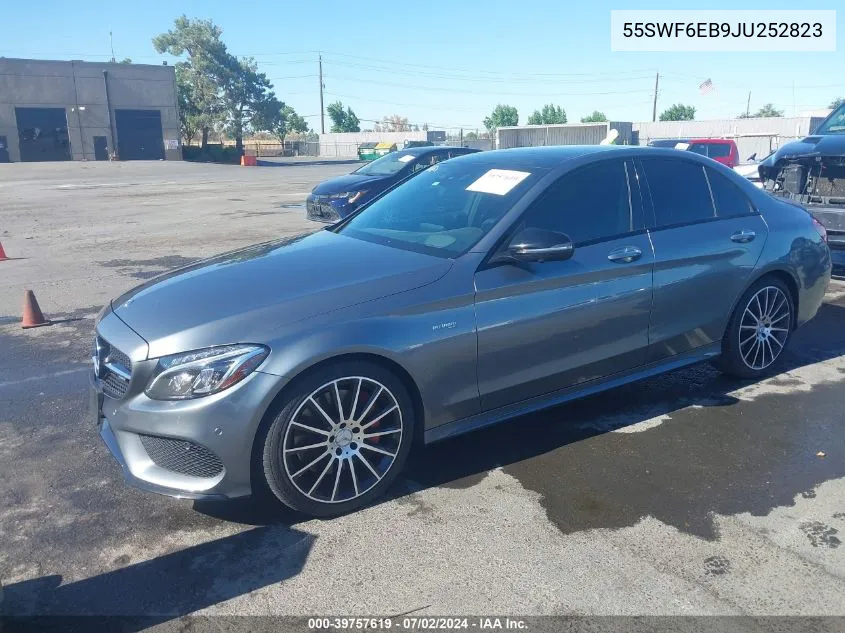 2018 Mercedes-Benz Amg C 43 4Matic VIN: 55SWF6EB9JU252823 Lot: 39757619