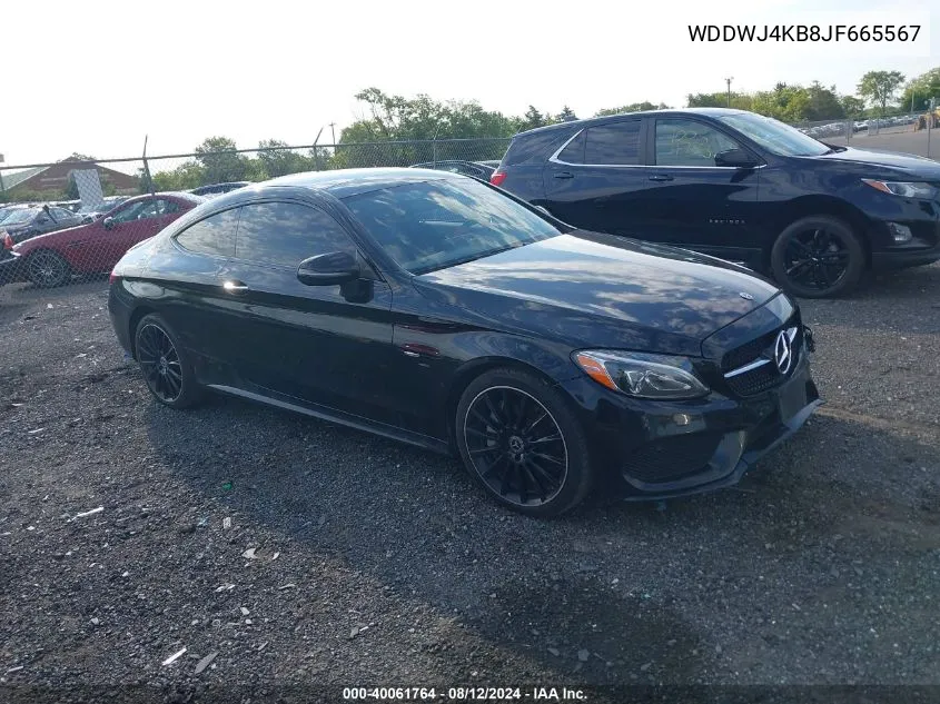 2018 Mercedes-Benz C 300 4Matic VIN: WDDWJ4KB8JF665567 Lot: 40061764