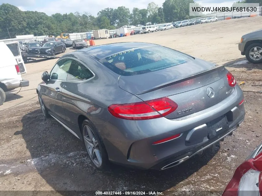 WDDWJ4KB3JF681630 2018 Mercedes-Benz C 300 4Matic