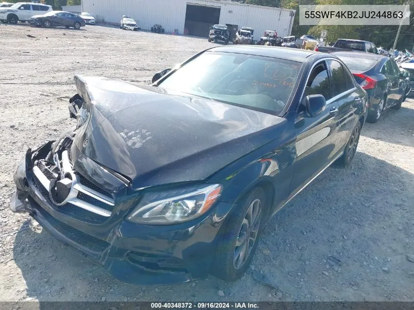 55SWF4KB2JU244863 2018 Mercedes-Benz C 300 4Matic