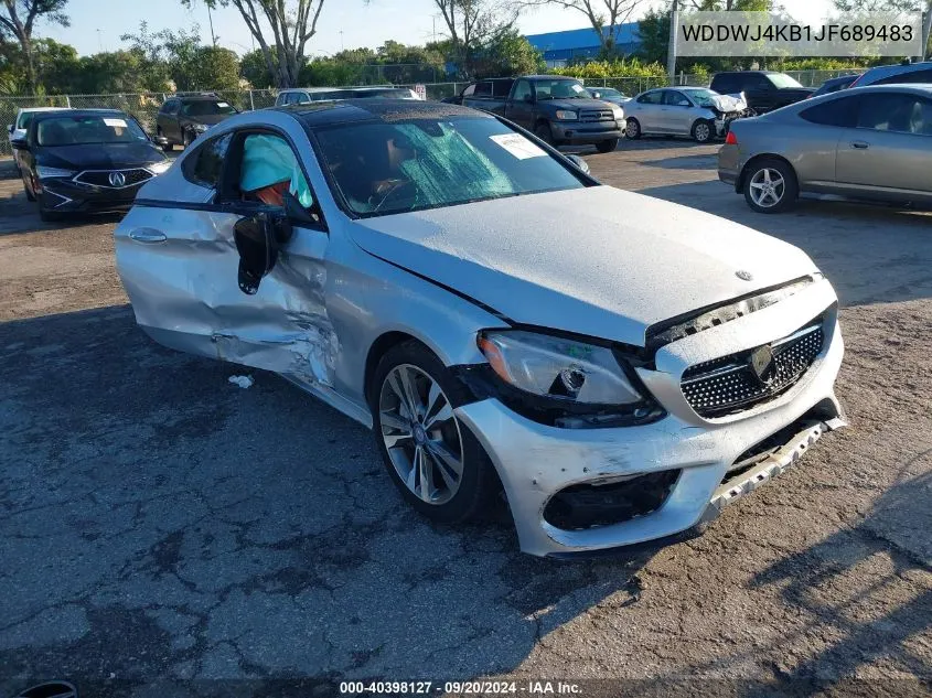 2018 Mercedes-Benz C 300 4Matic VIN: WDDWJ4KB1JF689483 Lot: 40398127