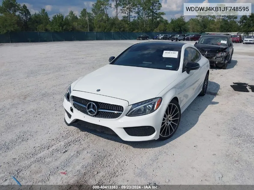 2018 Mercedes-Benz C 300 4Matic VIN: WDDWJ4KB1JF748595 Lot: 40413383