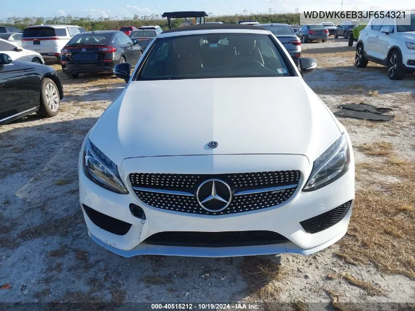 2018 Mercedes-Benz Amg C 43 4Matic VIN: WDDWK6EB3JF654321 Lot: 40515212