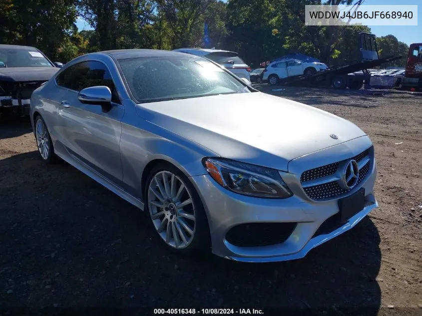 2018 Mercedes-Benz C 300 VIN: WDDWJ4JB6JF668940 Lot: 40516348