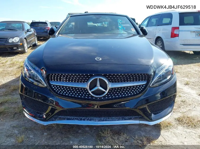 2018 Mercedes-Benz C 300 VIN: WDDWK4JB4JF629518 Lot: 40525180