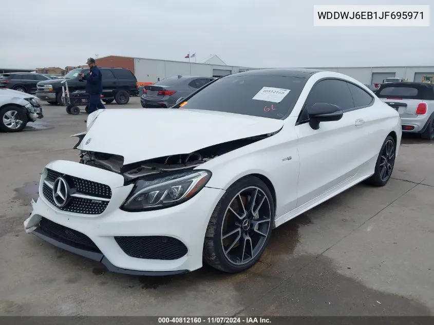 2018 Mercedes-Benz Amg C 43 4Matic VIN: WDDWJ6EB1JF695971 Lot: 40812160