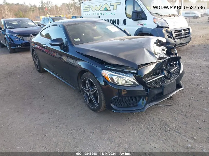 2018 Mercedes-Benz C 300 4Matic VIN: WDDWJ4KB0JF637536 Lot: 40845998