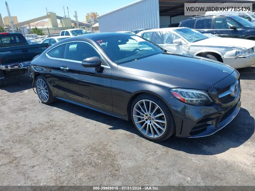 2019 Mercedes-Benz C 300 VIN: WDDWJ8DBXKF785439 Lot: 39989516