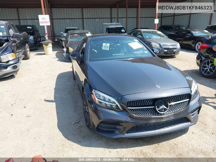 2019 Mercedes-Benz C 300 VIN: WDDWJ8DB1KF846323 Lot: 39993238