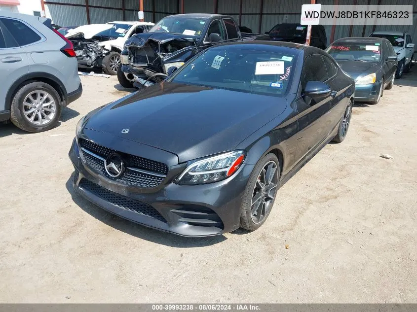 2019 Mercedes-Benz C 300 VIN: WDDWJ8DB1KF846323 Lot: 39993238