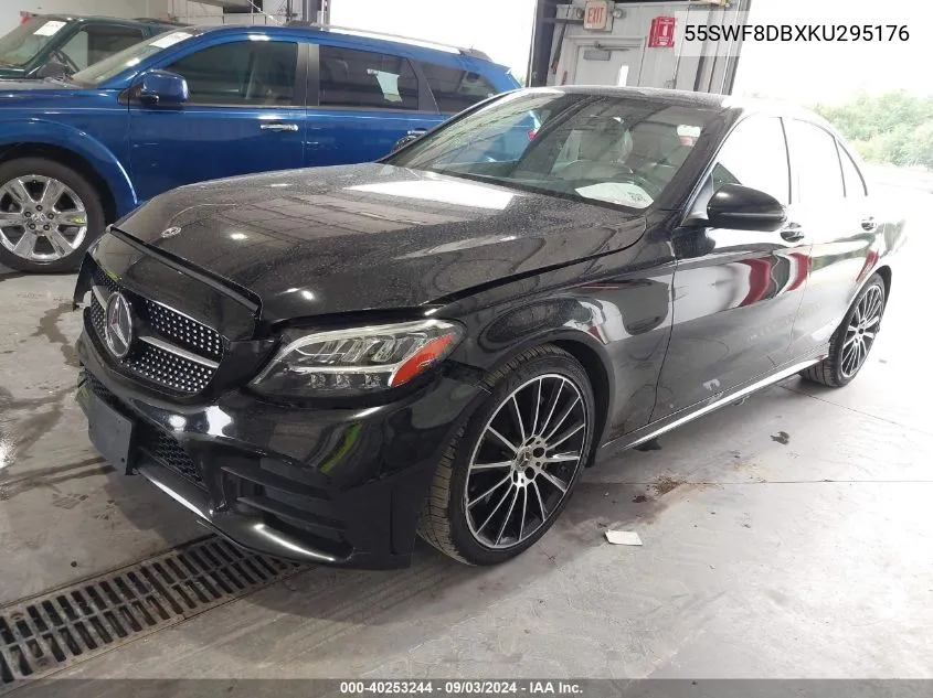 2019 Mercedes-Benz C 300 VIN: 55SWF8DBXKU295176 Lot: 40253244