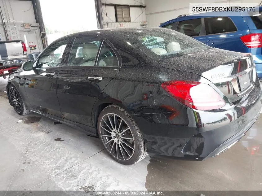 2019 Mercedes-Benz C 300 VIN: 55SWF8DBXKU295176 Lot: 40253244