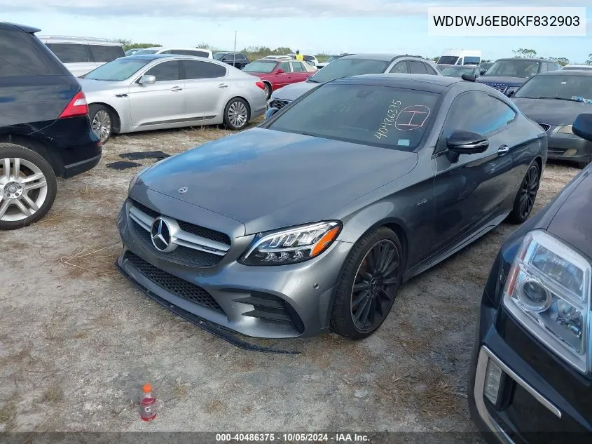 2019 Mercedes-Benz C 43 Amg VIN: WDDWJ6EB0KF832903 Lot: 40486375