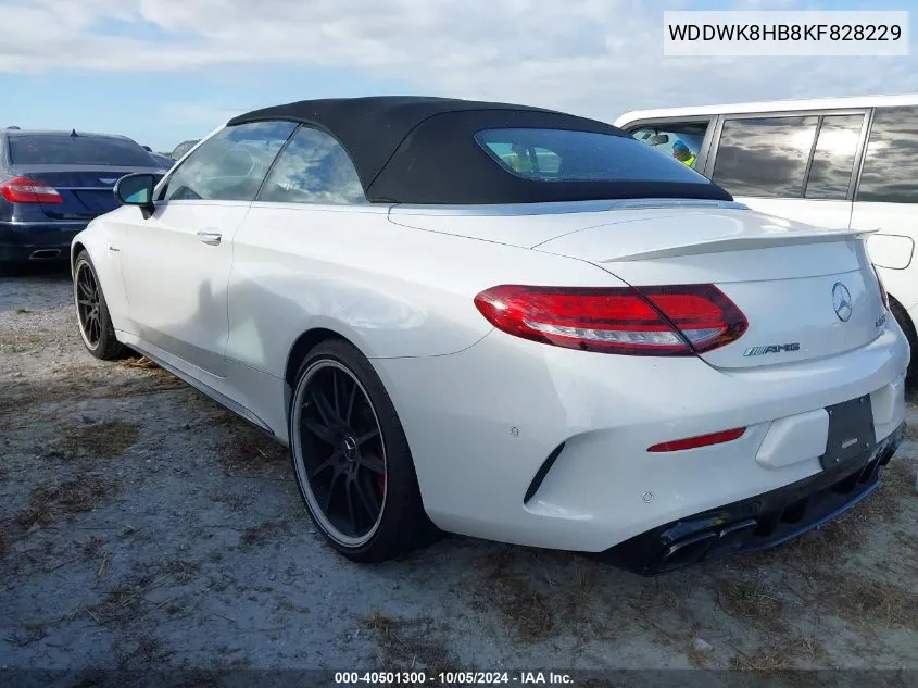 2019 Mercedes-Benz C 63 Amg-S VIN: WDDWK8HB8KF828229 Lot: 40501300