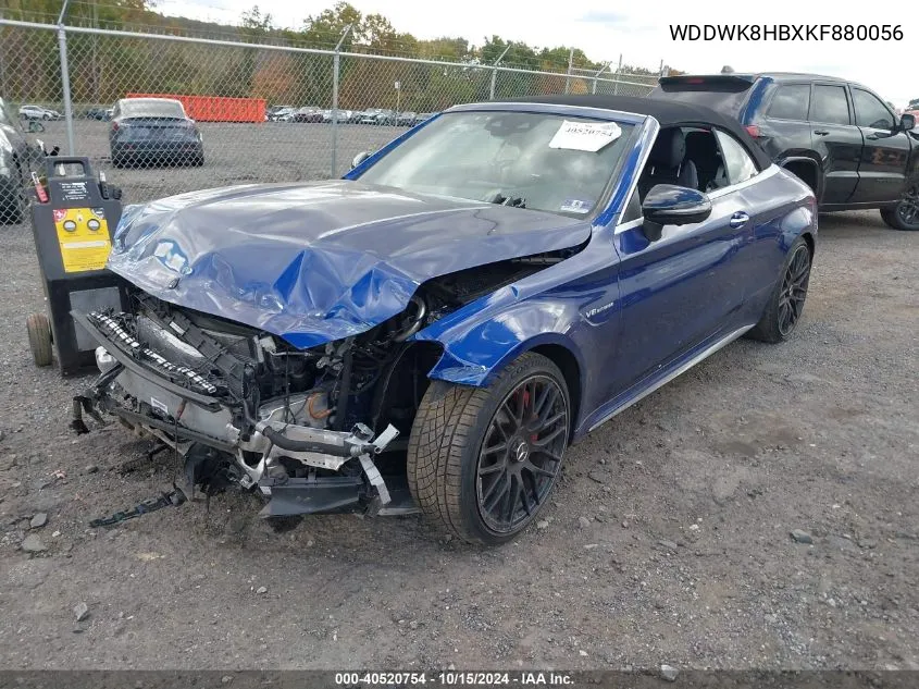 2019 Mercedes-Benz Amg C 63 S VIN: WDDWK8HBXKF880056 Lot: 40520754