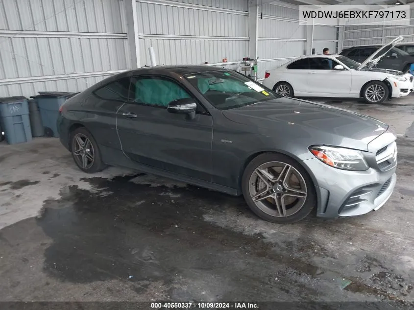 2019 Mercedes-Benz C 43 Amg VIN: WDDWJ6EBXKF797173 Lot: 40550337