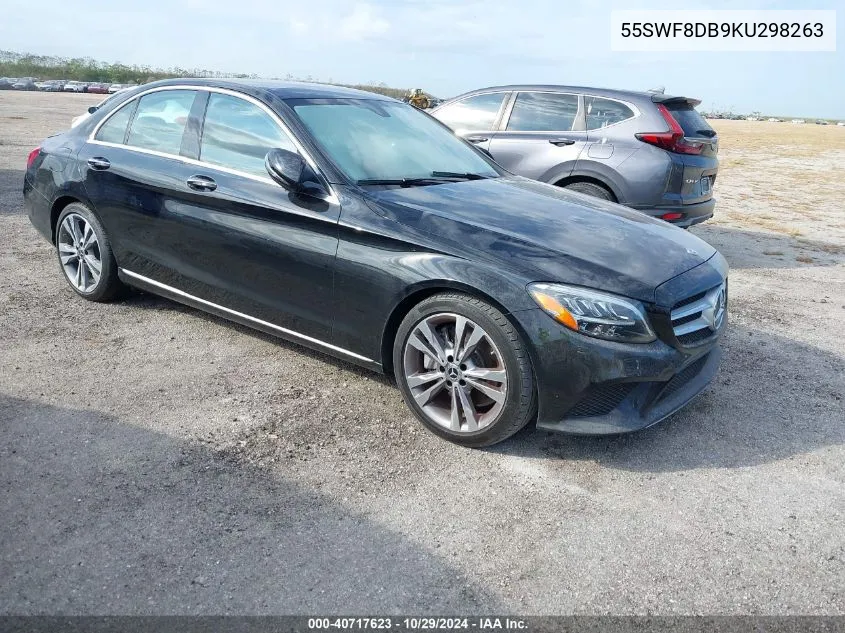 2019 Mercedes-Benz C 300 VIN: 55SWF8DB9KU298263 Lot: 40717623