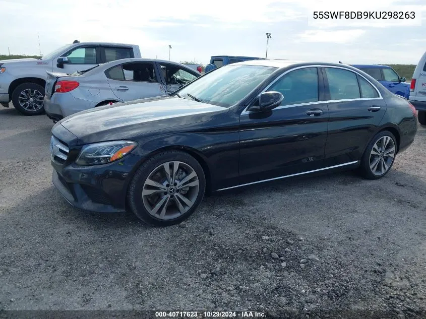 2019 Mercedes-Benz C 300 VIN: 55SWF8DB9KU298263 Lot: 40717623