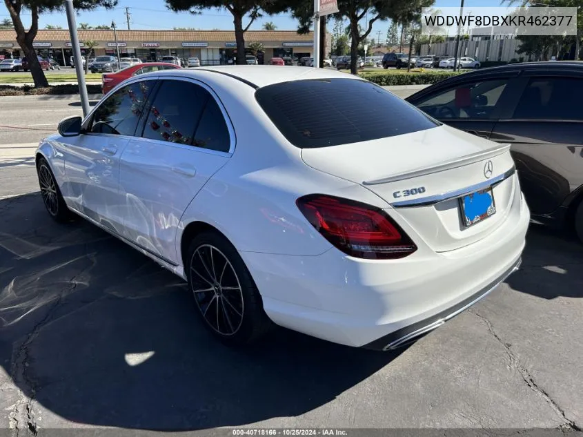 2019 Mercedes-Benz C 300 VIN: WDDWF8DBXKR462377 Lot: 40718166