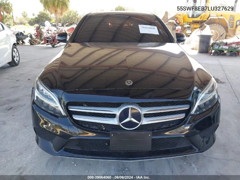 2020 Mercedes-Benz C 300 4Matic VIN: 55SWF8EB7LU327629 Lot: 39564060