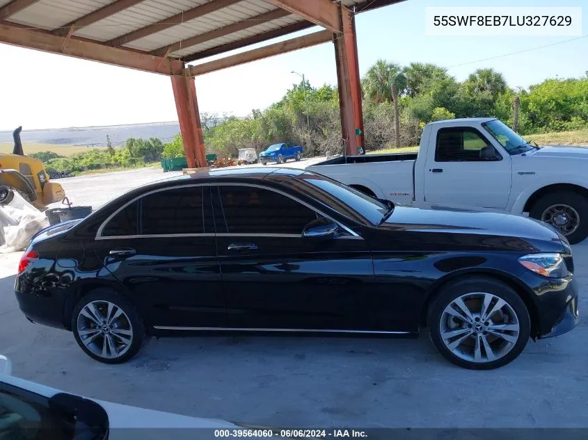 2020 Mercedes-Benz C 300 4Matic VIN: 55SWF8EB7LU327629 Lot: 39564060