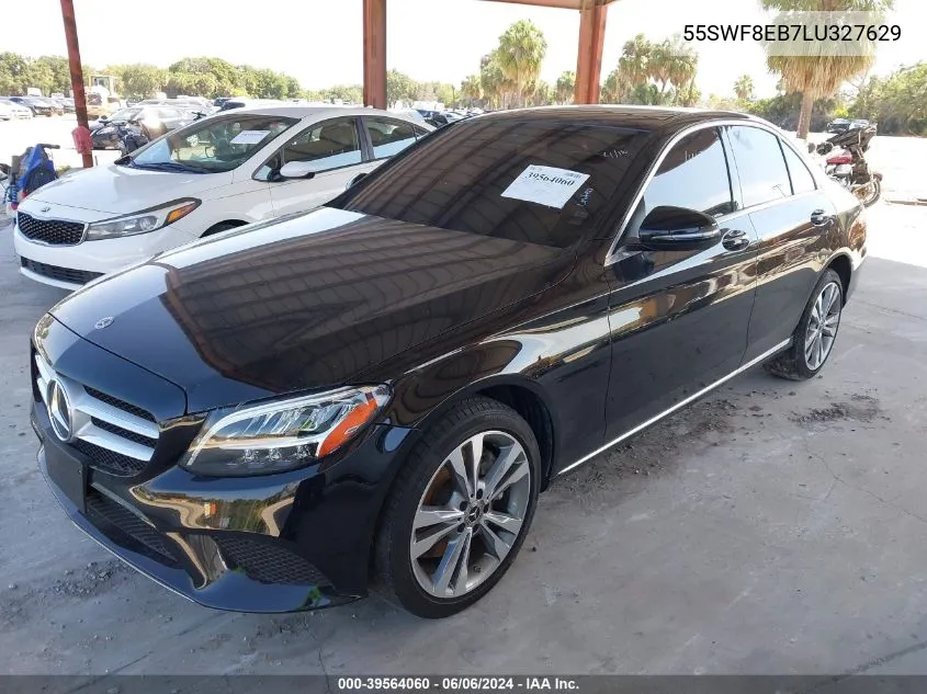 2020 Mercedes-Benz C 300 4Matic VIN: 55SWF8EB7LU327629 Lot: 39564060