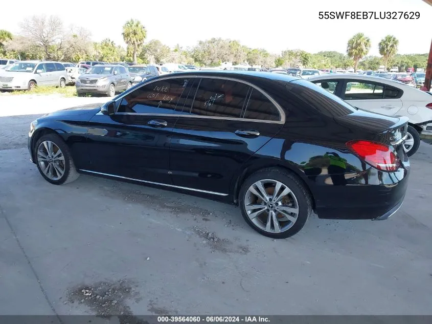 2020 Mercedes-Benz C 300 4Matic VIN: 55SWF8EB7LU327629 Lot: 39564060