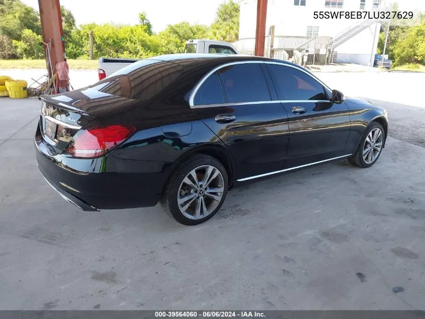 2020 Mercedes-Benz C 300 4Matic VIN: 55SWF8EB7LU327629 Lot: 39564060