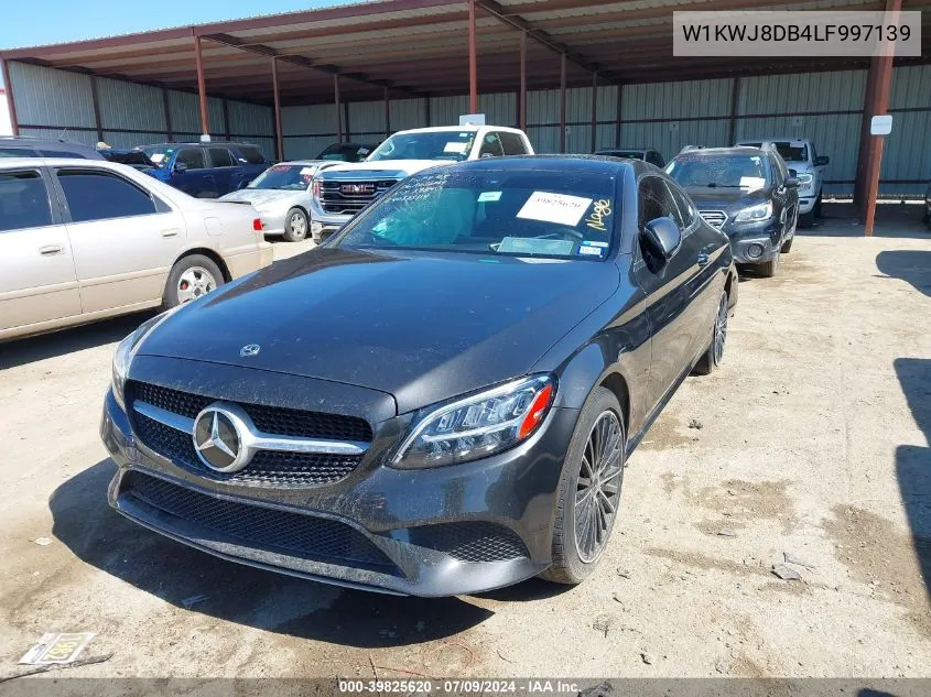 2020 Mercedes-Benz C 300 VIN: W1KWJ8DB4LF997139 Lot: 39825620